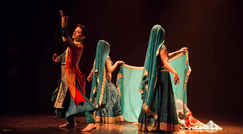 Mughal-E-Azam: First scene of the performance Bombay Express by dance collective Bollylicious